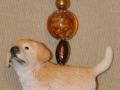 Schlüsselanhänger perlen-hund